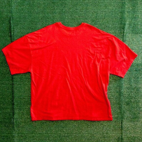 DISNEY PARKS MICKEY MOUSE VALENTINES DAY OH BOY MENS SHIRT RED SIZE XXL - Picture 2 of 5